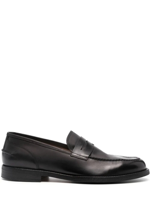 Alberto Fasciani Zen leather loafers - Black