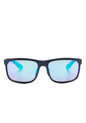 Maui Jim Huelo rectangular-frame sunglasses - Blue