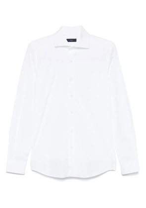 Fay stretch poplin shirt - White
