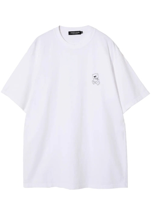 Undercover teddy bear graphic-print cotton t-shirt - White