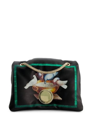 Giambattista Valli Birds Airbag leather mini bag - Black