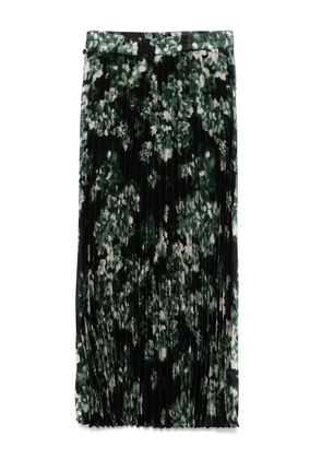 Scotch & Soda plissé midi skirt - Green