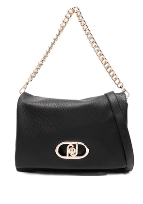 LIU JO large Lapuffy Ecs shoulder bag - Black
