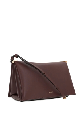 Wandler small flap-closure shoulder bag - Brown