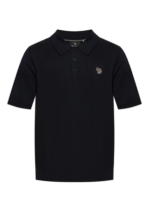 PS Paul Smith embroidered-logo polo shirt - 49 BLUE