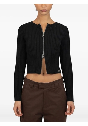 House of Sunny ribbed cardigan - Black