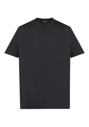 Paul & Shark logo-embroidered T-shirt - Black