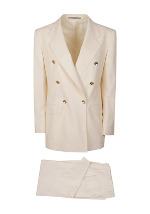Tagliatore button double-breasted suit - Neutrals