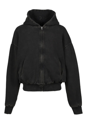 ENTIRE STUDIOS cotton zip-up hoodie - Black
