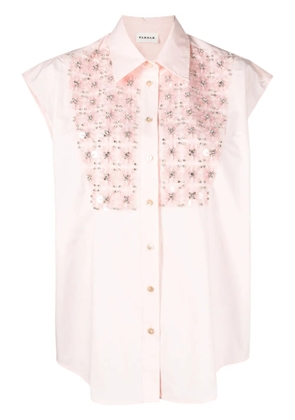 P.A.R.O.S.H. rhinestone-embellished blouse - Pink