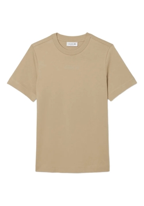 Lacoste embroidered-crocodile T-shirt - Neutrals