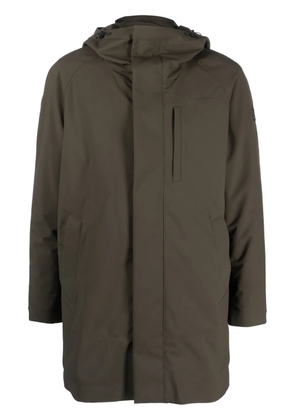 Paul & Shark long-line hooded parka coat - Green