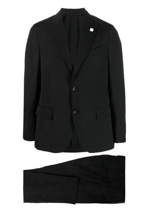 Lardini single-breasted suit - Black