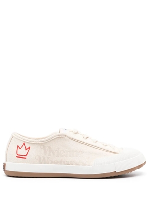 Vivienne Westwood logo-print low-top sneakers - Neutrals