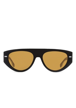 BOSS oval-frame sunglasses - Black