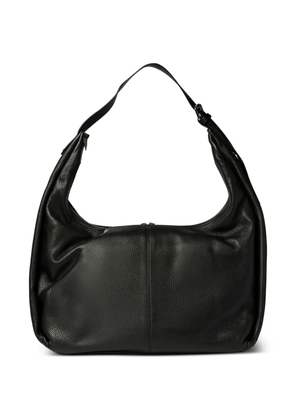 avenue 67 pebbled-leather shoulder bag - Black