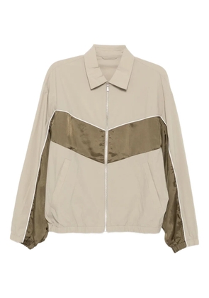CROQUIS contrasting-panel jacket - Neutrals