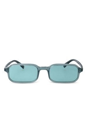 Emporio Armani rectangle acetate sunglasses - Blue