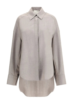 Di Stavnitser curved-hem shirt - Grey