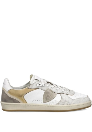 Philippe Model Paris leather panel sneakers - White