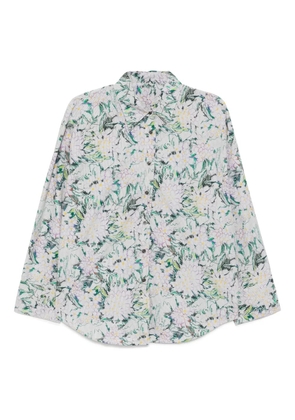 JNBY floral-print cotton shirt - Green
