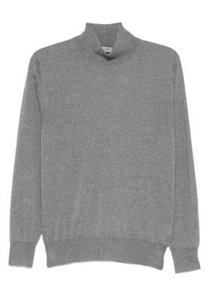 Canali turtleneck wool sweater - Grey