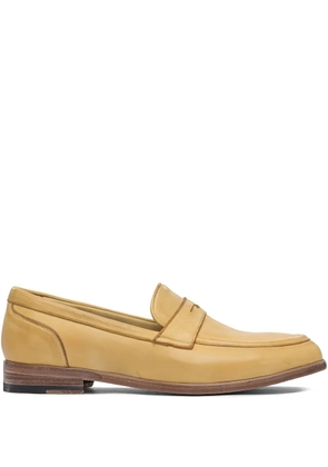 sturlini firenze leather penny loafers - Yellow