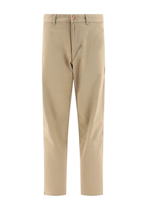 andBlue cotton-blend trousers - Neutrals