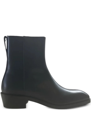 Calvin Klein leather boots - Black