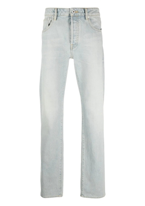Kenzo logo-patch slim-fit jeans - Blue