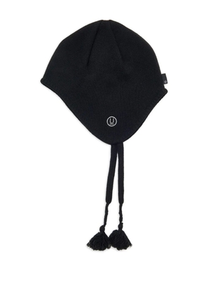 Undercover tassel-embellished wool hat - Black