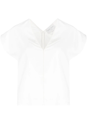 Forte Forte side slit detail blouse - White