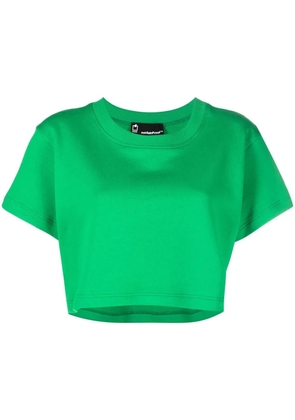 STYLAND organic-cotton cropped T-shirt - Green