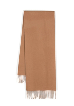 FURSAC fringed cashmere scarf - Brown
