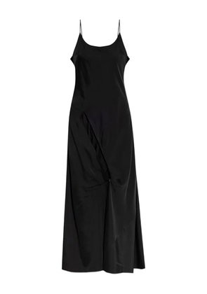 VETEMENTS draped asymmetrical dress - Black