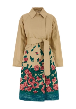 Weekend Max Mara Pesco gabardine trench coat - 001 BEIGE