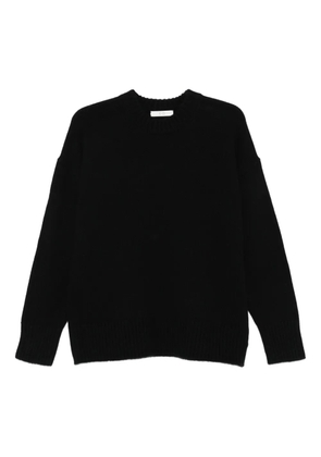 CO COLLECTION crew-neck ribbed sweater - Black