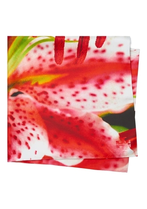Tory Burch Lily silk scarf - Pink