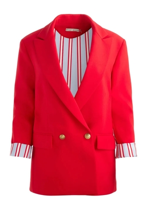 alice + olivia Arias double-breasted blazer - Red