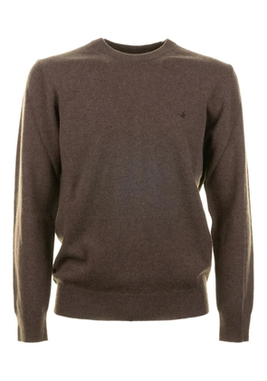 BROOKSFIELD crew neck sweater - Brown