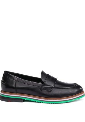 Lloyd leather penny loafers - Black