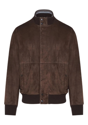 Paul & Shark suede bomber jacket - Brown