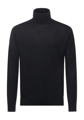 ALPHA STUDIO turtleneck long-sleeved sweater - Black