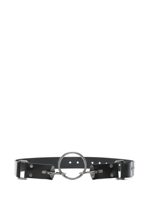 Martine Rose ring-detail cock belt - Black