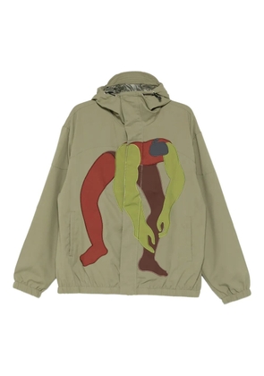 KidSuper graphic-print hooded jacket - Green