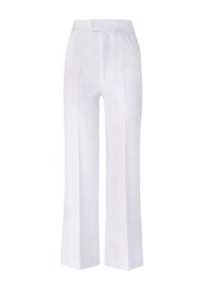 Missoni herringbone trousers - White