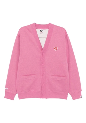 AAPE BY *A BATHING APE® button-up cardigans - Pink