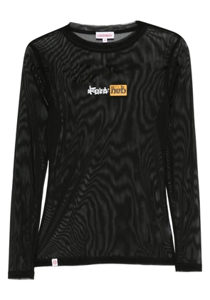 Charles Jeffrey Loverboy logo-detail T-shirt - Black