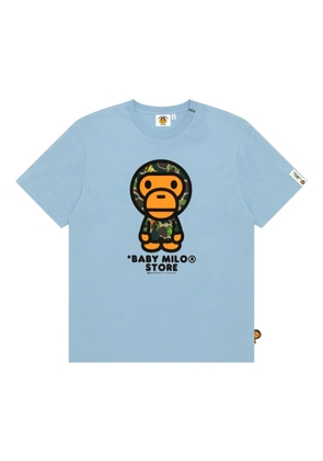 *BABY MILO® STORE BY *A BATHING APE® baby-milo camouflage-print T-shirt - Blue