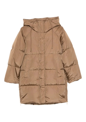 Weekend Max Mara hooded puffer coat - Brown